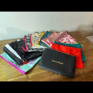 NEW! Lot of 14 Travel and Storage Makeup Bags!